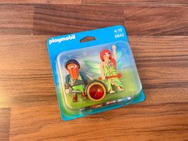2 Playmobil-Figuren No.6842 Elfe und Zwerg
