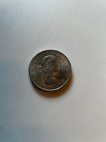 Moneta Five Shillings Gran Bretagna 1960 Elisabetta II