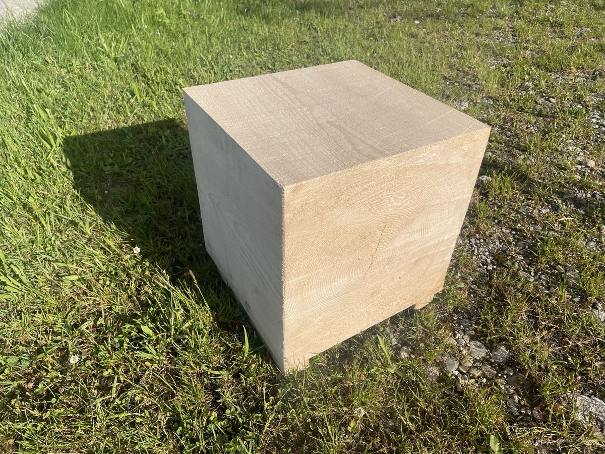 Sgabelli: Hocker / Stuhl aus vollem Holz – Usato da Au TG venduto da and_k8st 3