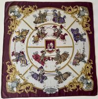 Foulard HERMES-Paris "Chevalerie II" 1967, avec box original