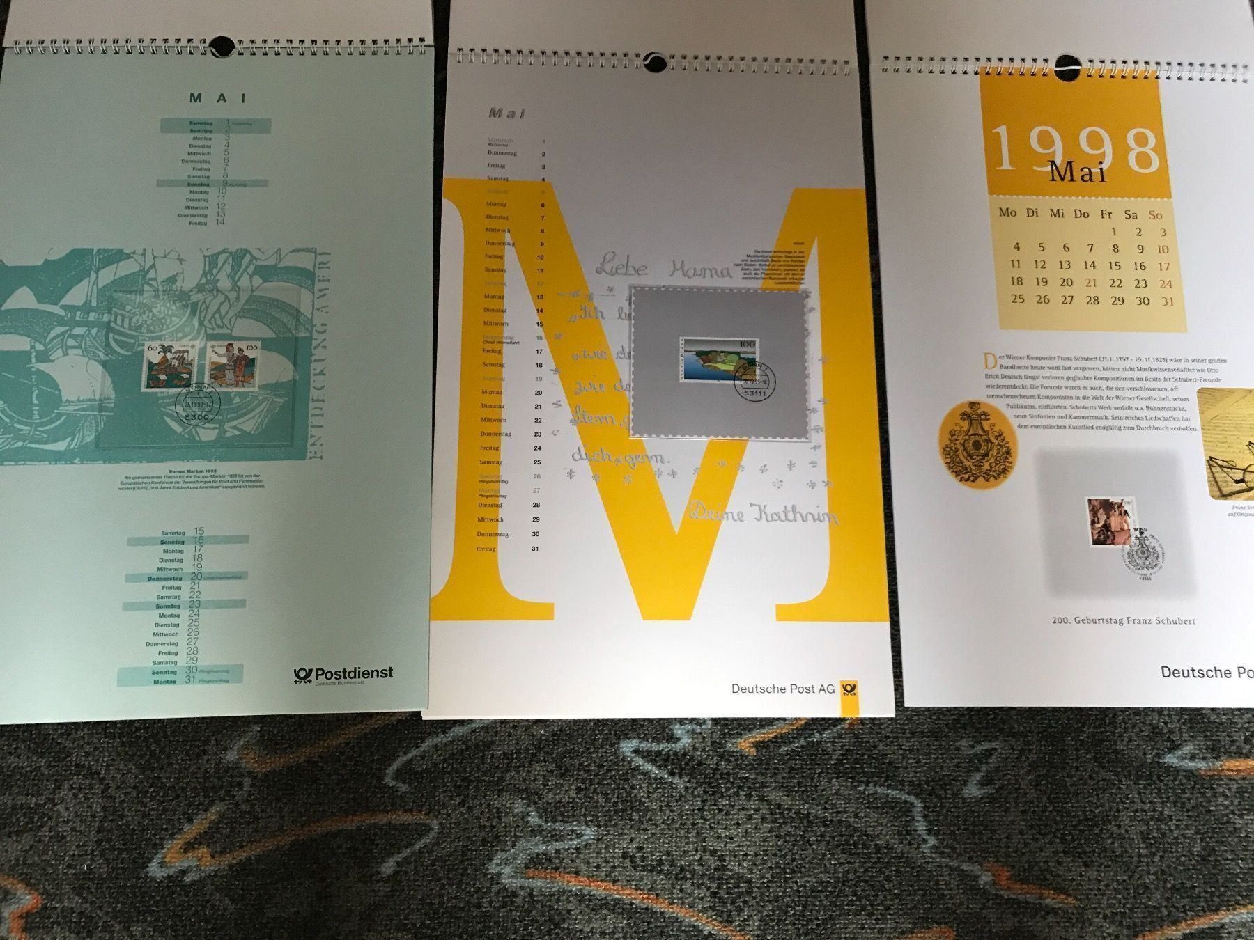 Tutti i francobolli: Jahreskalender der Dt. Post mit Briefm. – Nuovo (secondo la descrizione) da Neuenhof venduto da Himmel2 4