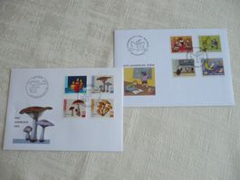 Pro Juventute 1994 & 2004 2 FDC SBK J332-J335, J373A-J376A