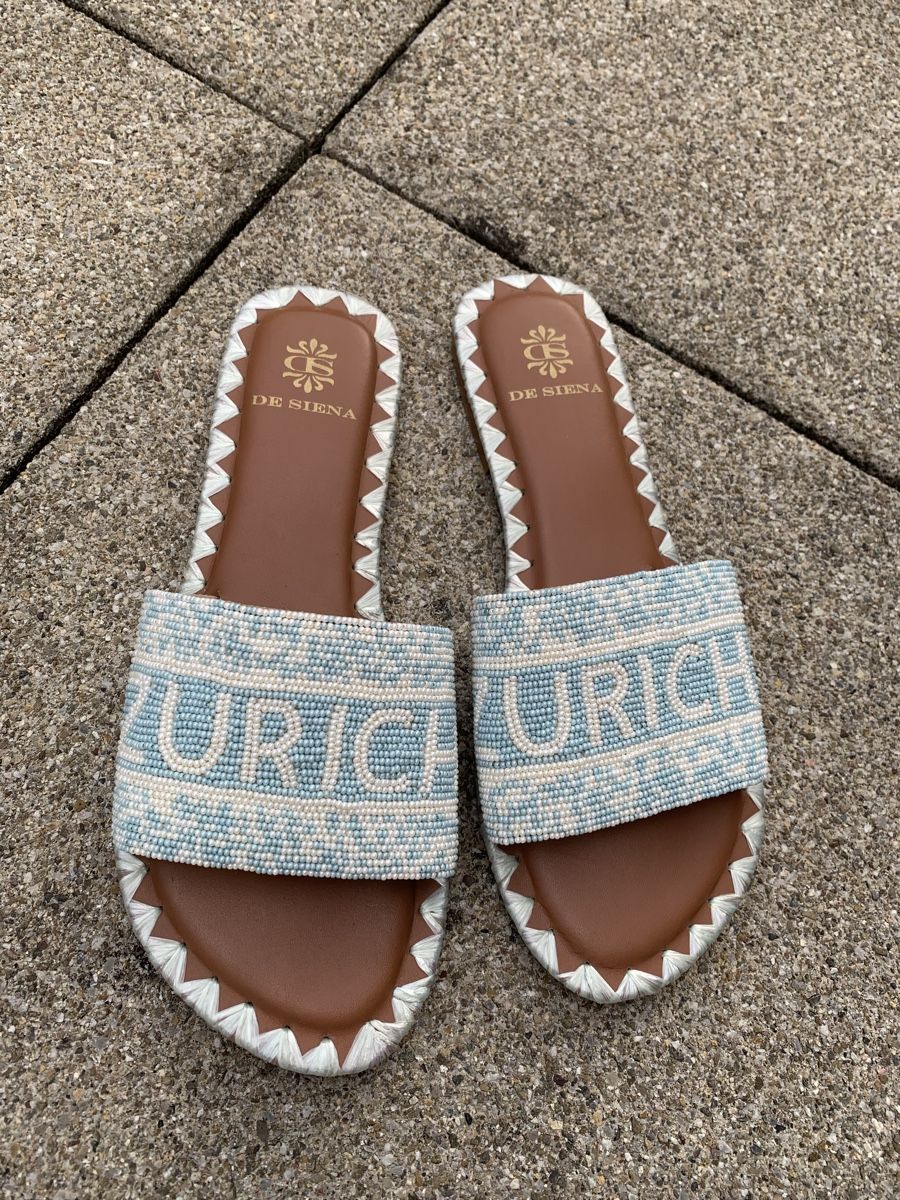 Scarpe da donna: De Siena Zurich Beaded Slides 37 – Nuovo (secondo la descrizione) da Langnau am Albis venduto da Jean1982