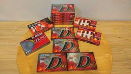Lot 15 cassettes audio vierges TDK D, Sony HF / FX, BASF