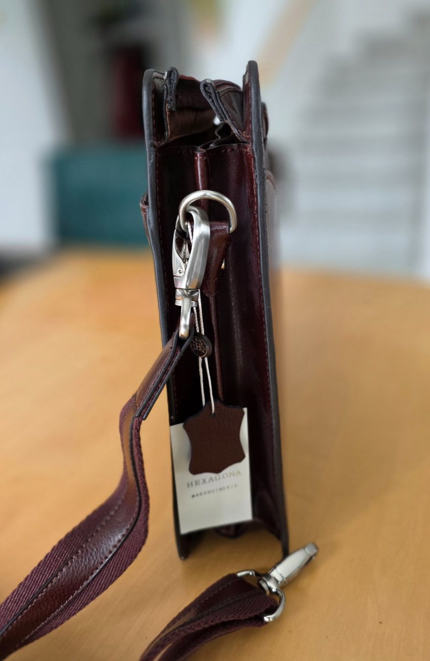 Valigie & Borse: Echtleder Aktentasche mit langem Schutergurt - NEU – Nuovo e nell'imballaggio originale da Uetikon am See venduto da Kakao2 8
