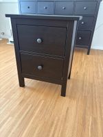 IKEA HEMNES 2x Nachttische mit Schubladen – Schwarzbraun