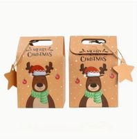 Geschenktüte aus Kraftpapier "Weihnachtselch"