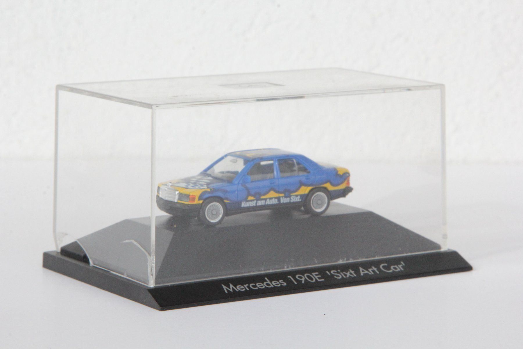 Herpa Modellautos: Mercedes 190E Sixt Art Car – Gebraucht aus Muri b. Bern von Spassholz 2