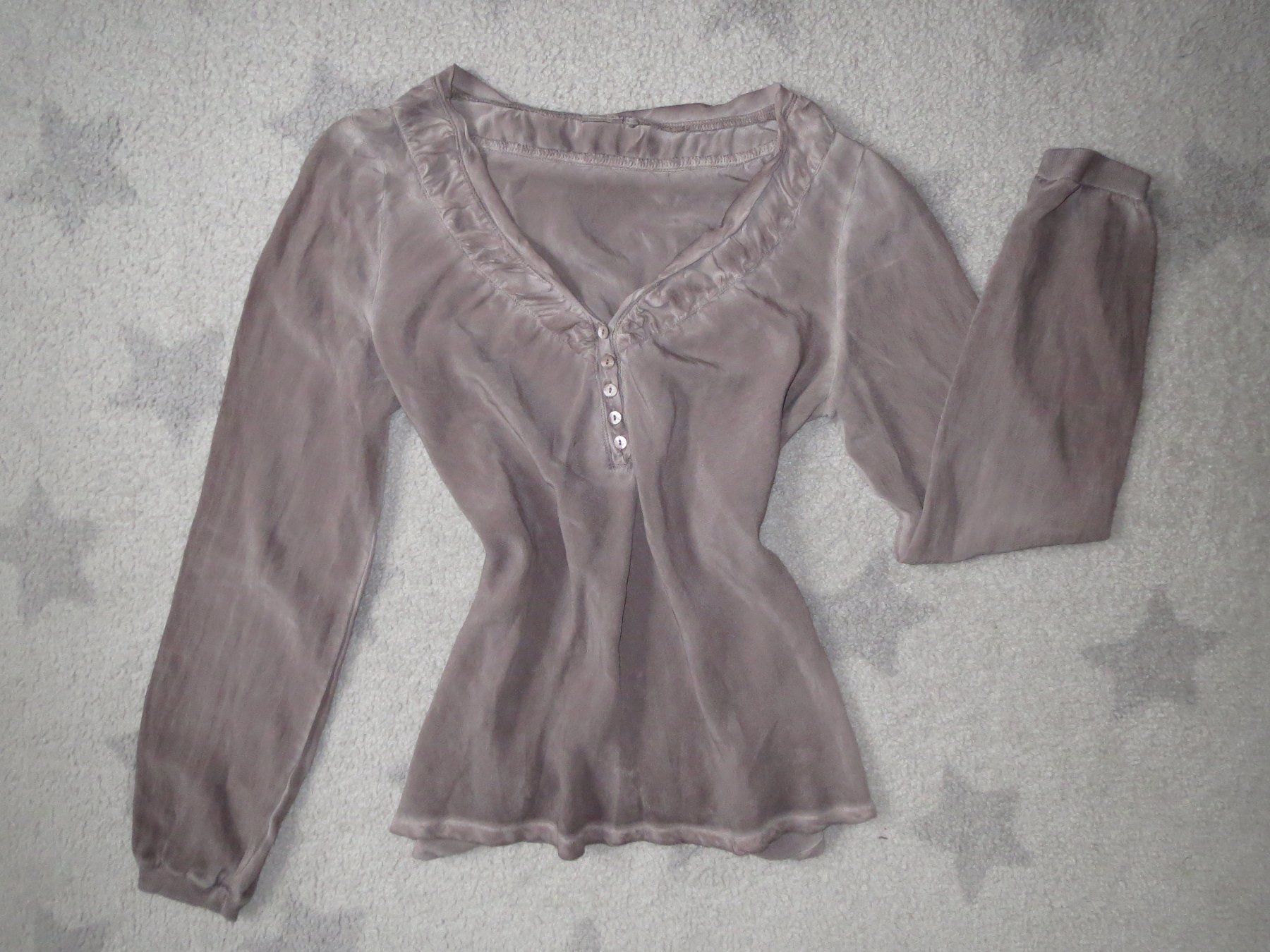 Nile Camicette: sehr stylische NILE Damen Bluse mit Seide – Usato da Kiental venduto da Anna8702 1