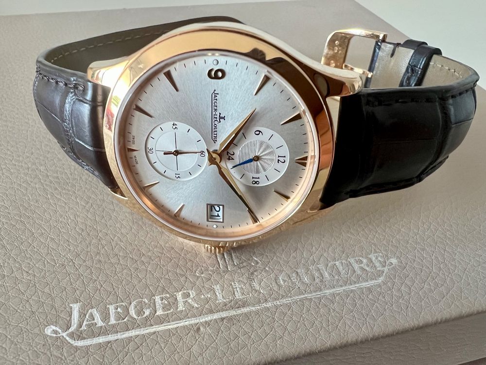 Jaeger-Lecoultre Orologi: JAEGER LE COULTRE Master Control Hometime,18KGold- OVP€18900 – Nuovo e nell'imballaggio originale da Le Mont-sur-Lausanne venduto da LycaGallery