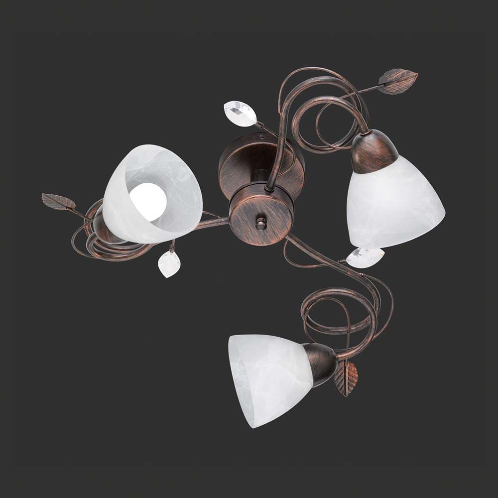 Lampadari & plafoniere: Deckenleuchte, Rostfarbig, 61 cm Ø, IP20 – Nuovo (secondo la descrizione) da Kreuzlingen venduto da Smart-Light