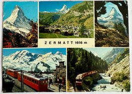 ZERMATT - Gornergrat Bahn - Cervin 1973
