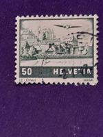 ABART, Flugpost 1941, 50 Rp. Haus mit weissem Dach rechts