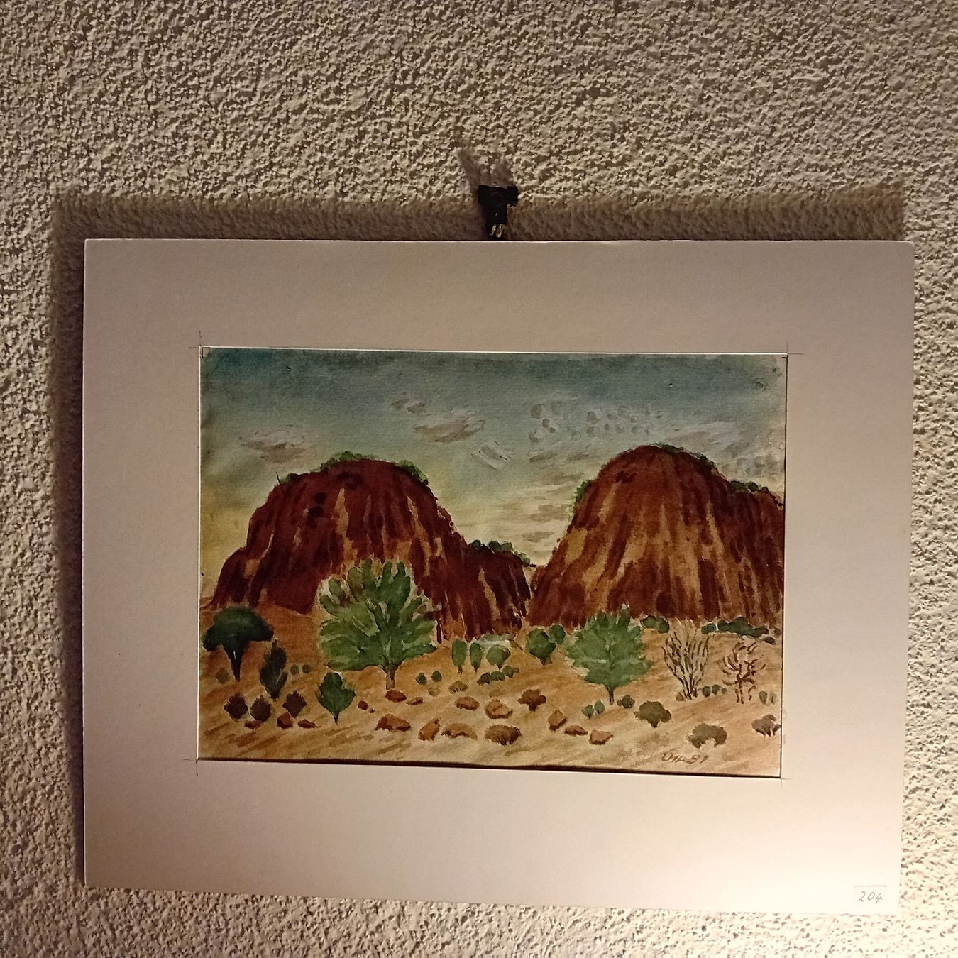 Gemälde: Aquarell Australien – Gebraucht aus Elgg von Feuerpferd7777-1966 1