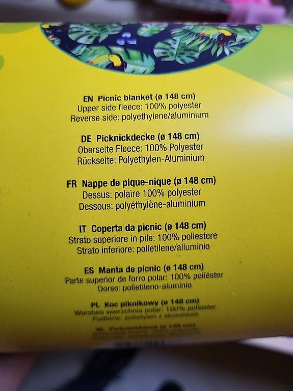 Coperte: Picknick Decke ø 148 cm Neu – Nuovo (secondo la descrizione) da Ennetbürgen venduto da Ribi8 1
