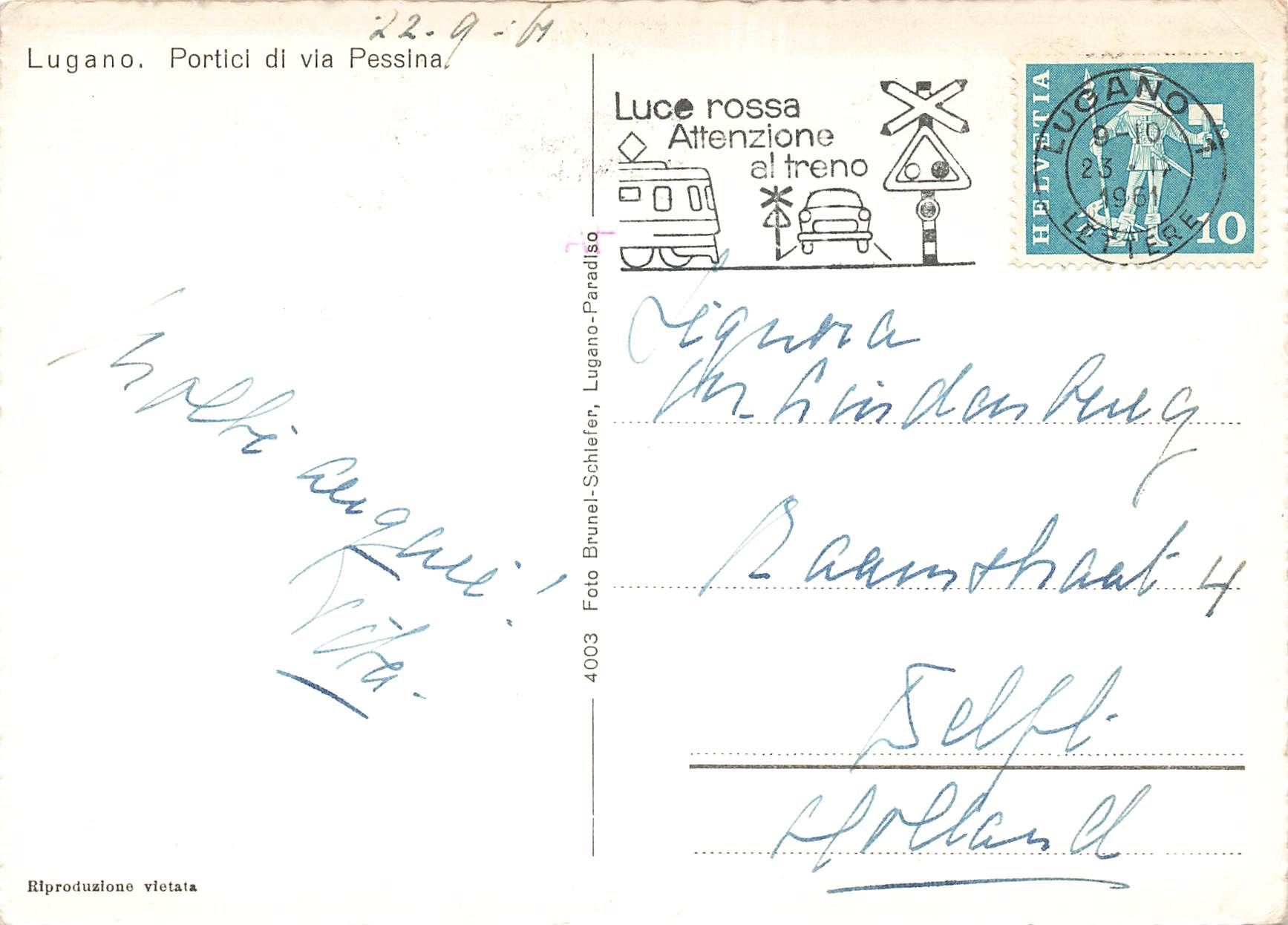 Cartes postales: Lugano animata G – D'occasion à Biasca par Blenio71 1