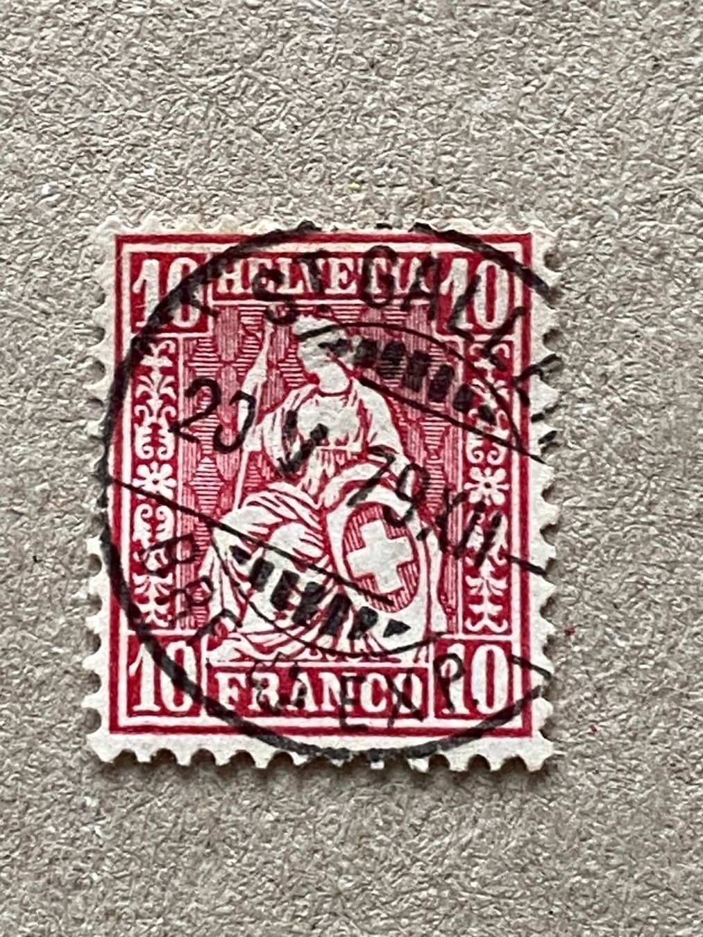 Tutti i francobolli: 38, St Gallen – Usato da Aarau venduto da hilde47