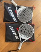 2 Padel Schläger Legend Premium Series STEALTH