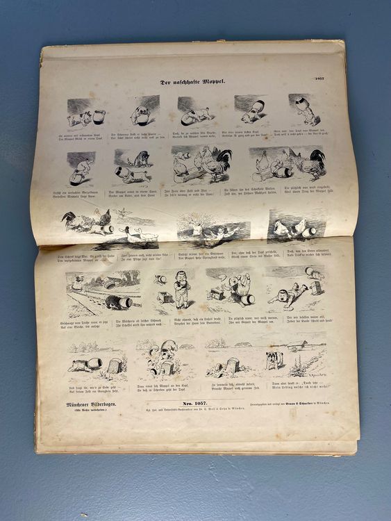 Libri: ANTIKES KINDERBUCH “MÜNCHNER BILDERBOGEN” 1898 – Usato da Zürich venduto da NIKI777 3