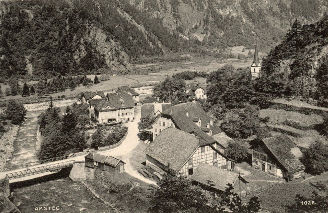 Cartes postales: Amsteg  UR        um  1 9 1 4 – D'occasion à Brig par Valcards54