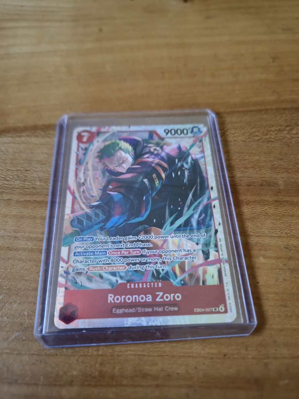 Bandai Sammelbilder & Trading cards: One Piece Zoro SR EB04 – Neu (gemäss Beschreibung) aus St. Margrethen SG von wau_5v2v