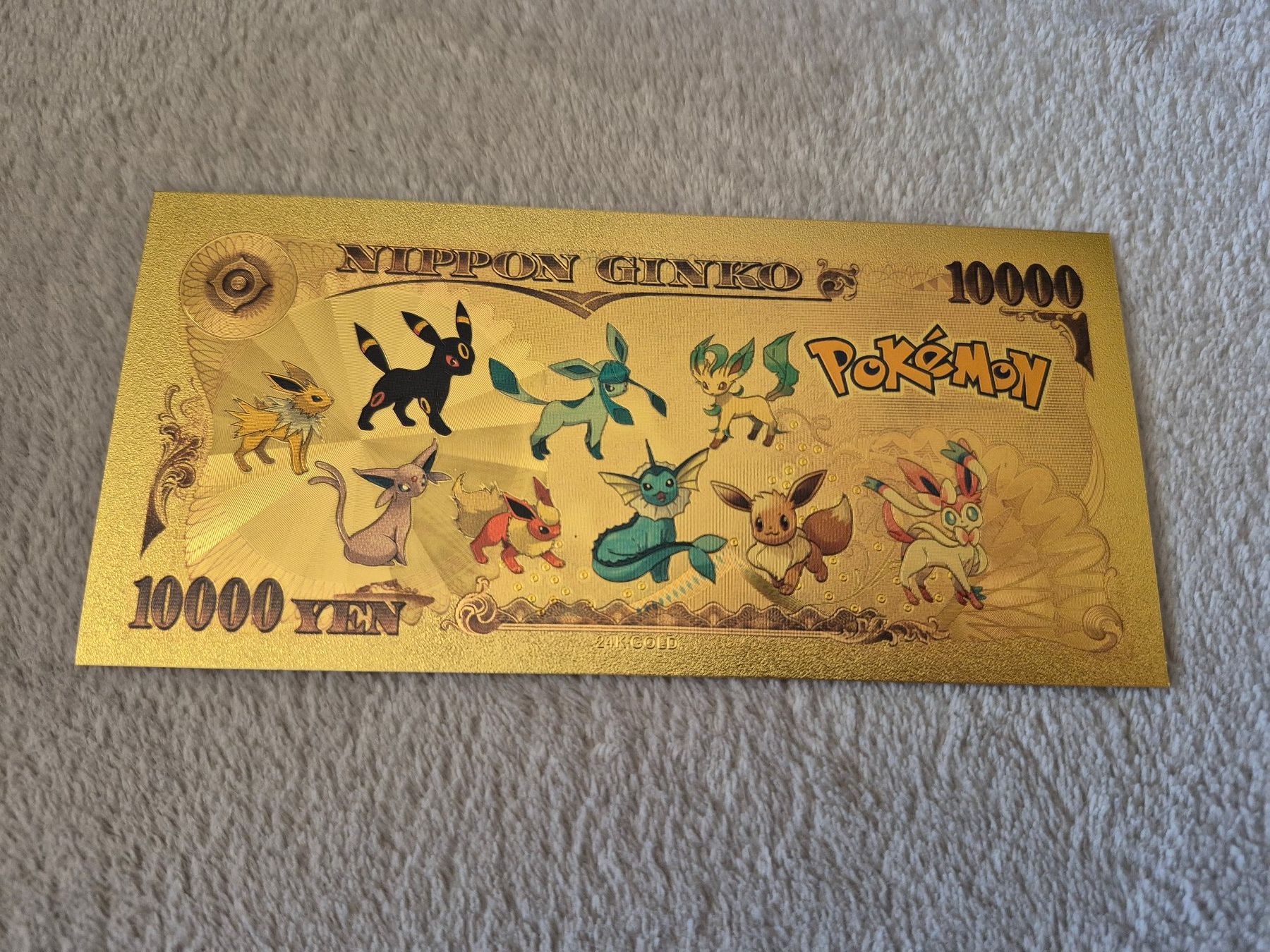 Pokémon Carte collezionabili: Banknote Pokemon Blitza Gold Foil Plated – Usato da Seuzach venduto da Larssson 1