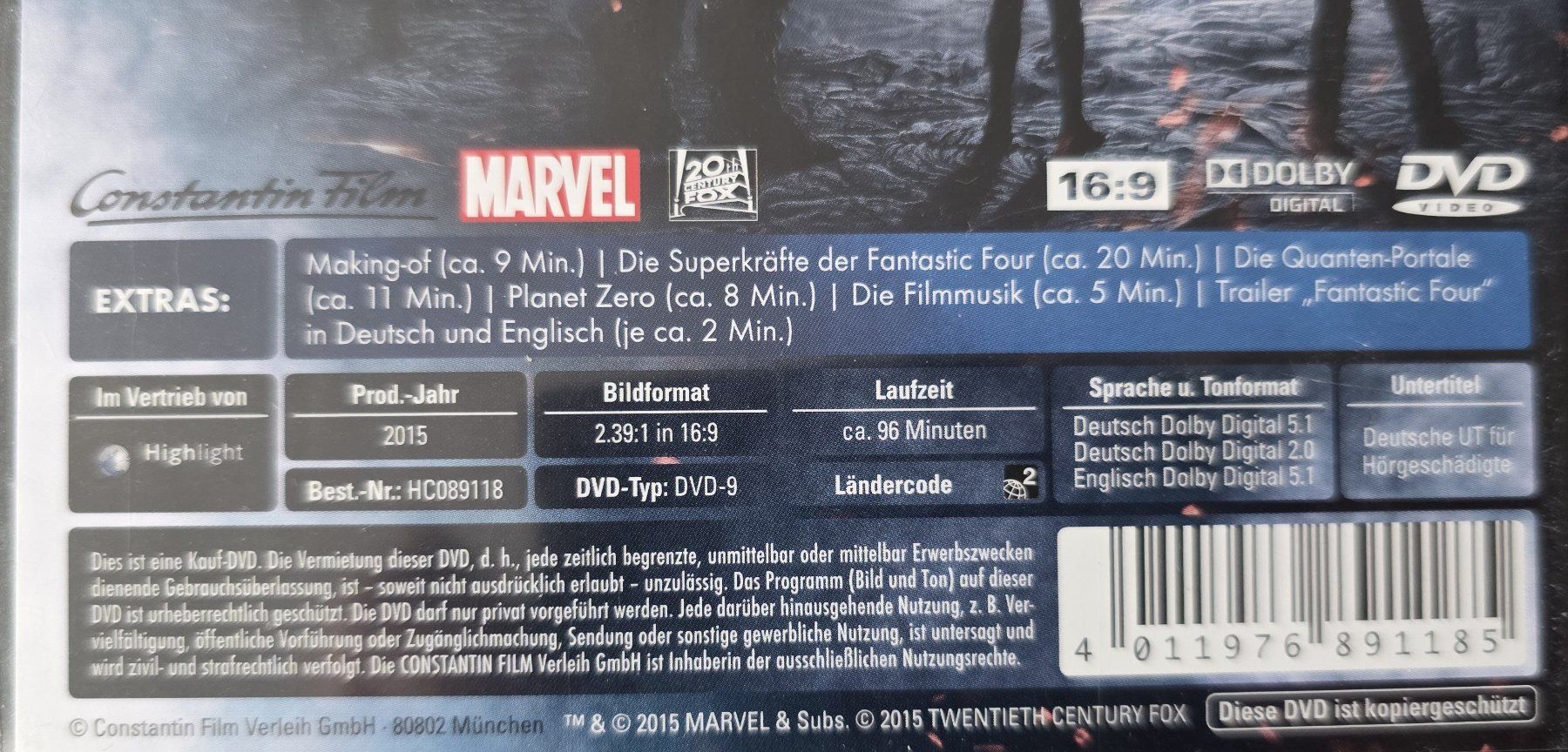 Tous les DVDs: DVD Fantasitc 4 – D'occasion à Oetwil am See par fineli2 1