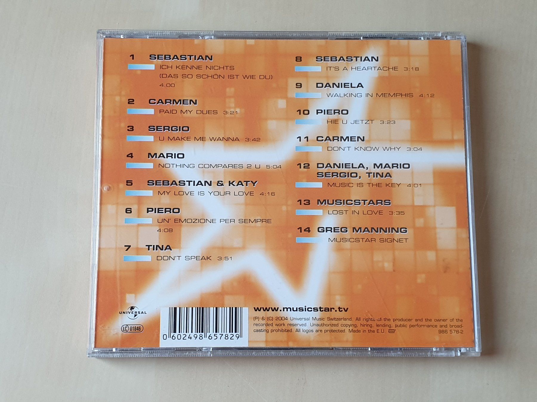 CD: Music Star Your Favourites 2 – Usato da Stansstad venduto da collectorsshop 1
