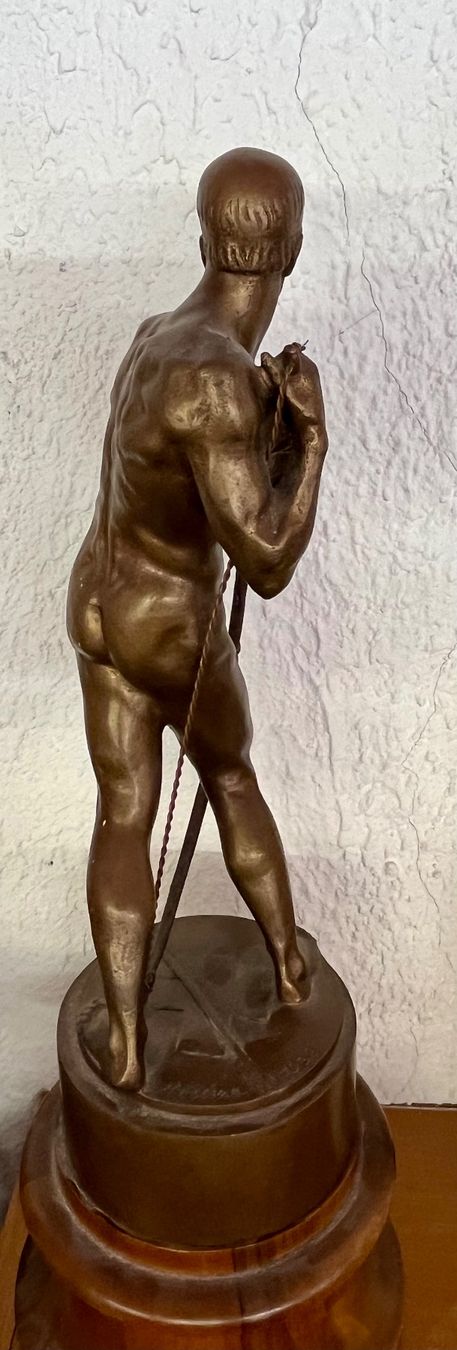 Statuette: Bronzefigur Schweiz, signiert A. Pessina – Usato da Kandergrund venduto da honey-art_and_more 4