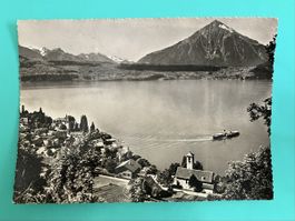 Ansichtskarte Merligen Thunersee Niesen ca. 1939 gelaufen