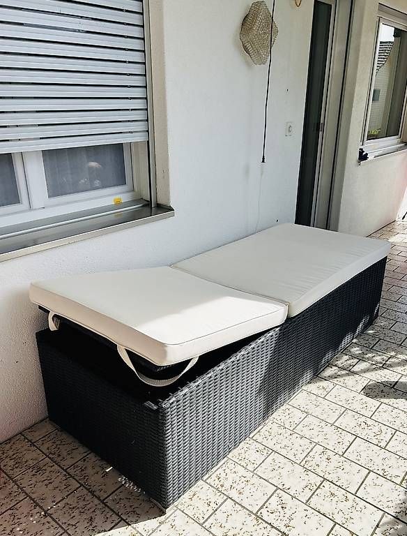 Sedie a sdraio: Rattanliege inkl. Polster – Usato da Sonnental venduto da Mari_s 1