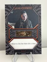 RITTENHOUSE GAME OF THRONES Quotable Relic GILLY'S COSTUME