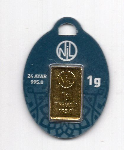Metalli preziosi: (1204) Goldbarren 1 g, NIL – Usato da Rüthi (Rheintal) venduto da erdnuessli1