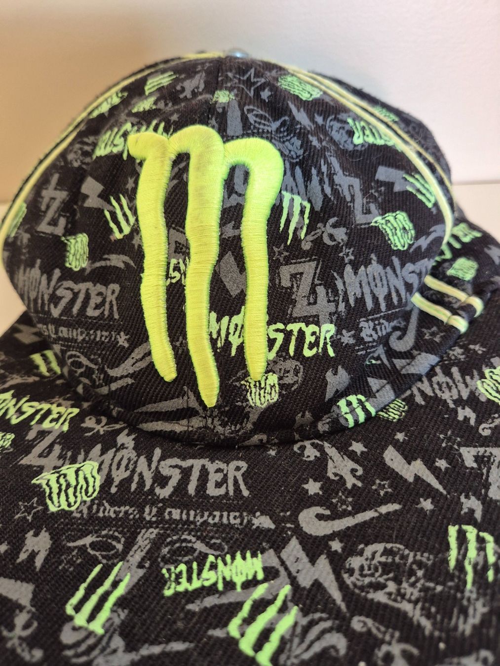 Copricapi, berretti & cappellini: Monster  Cap, schwarz, Gr. 57 cm – Usato da Dietikon venduto da grafad 1