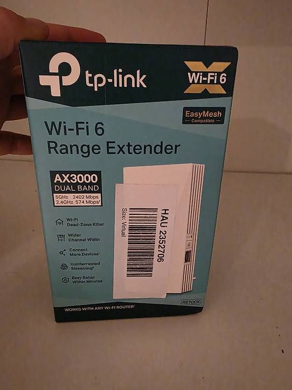 WiFi: TP-Link RE700X AX3000 Wi-Fi Range Extender – Neuf avec emballage d'origine à Hausen AG par lon_9tcd 3
