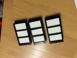 Lego 3x Fenster Sprossen 1x4x6 Scheibe (46523/57895)