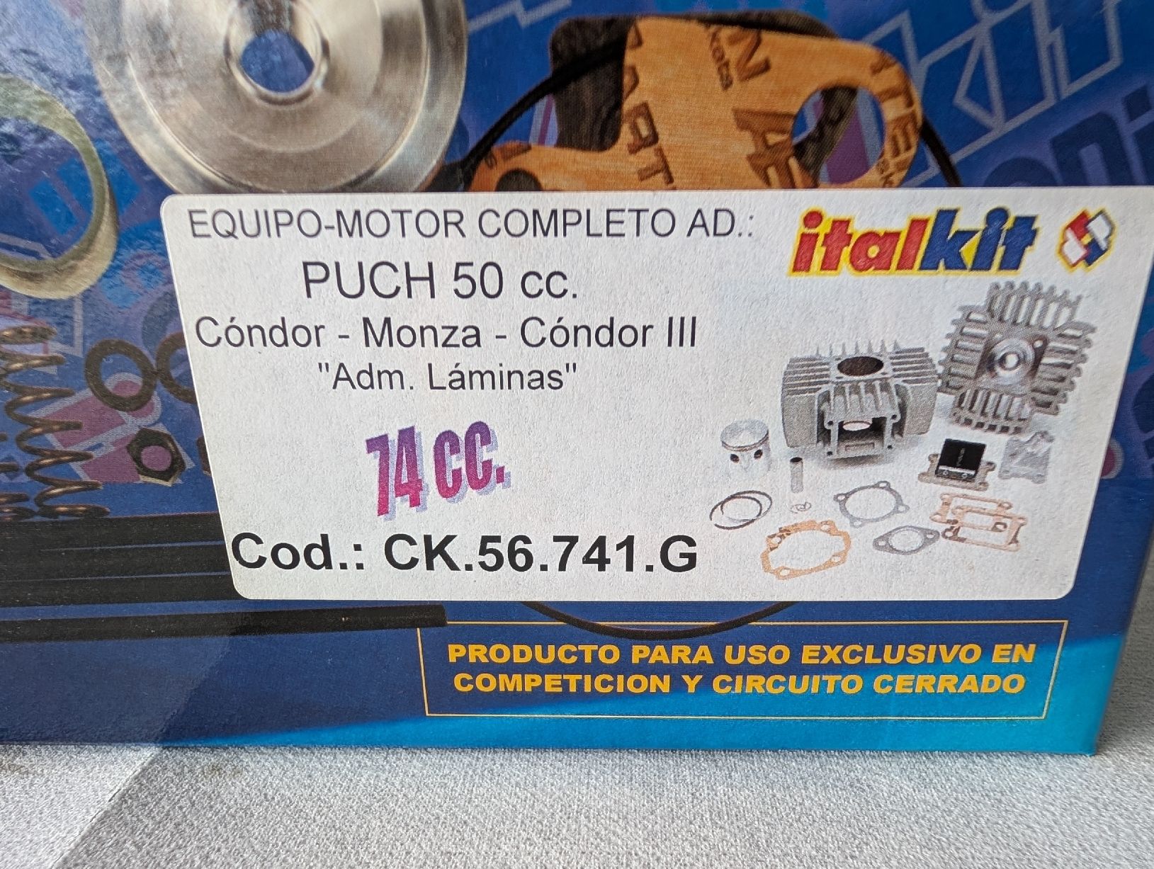Puch Mofa-Ersatzteile: Rennsatz Italkit Puch – Neu und originalverpackt aus Eichberg von Asrael4 7