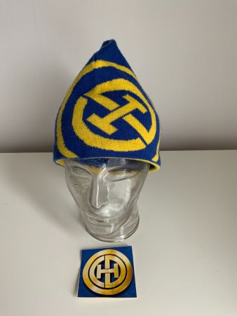 HCD Mütze nostalgisch/vintage mit Kleber