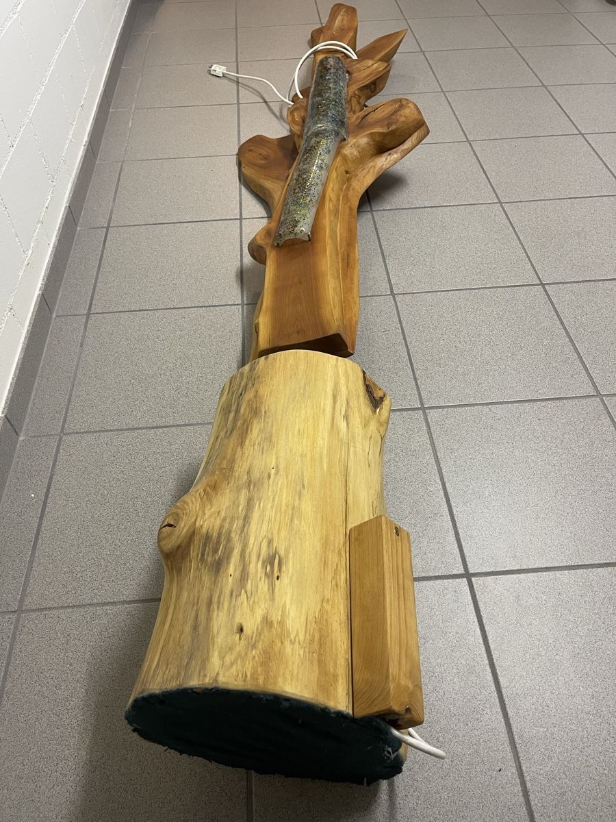 Lampes: Holzlampe Stehlampe Unikat – D'occasion à Bassersdorf par RaiverseUniversum 3