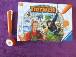 tiptoi Spiel - Abenteuer Tierwelt + Stift mit Player