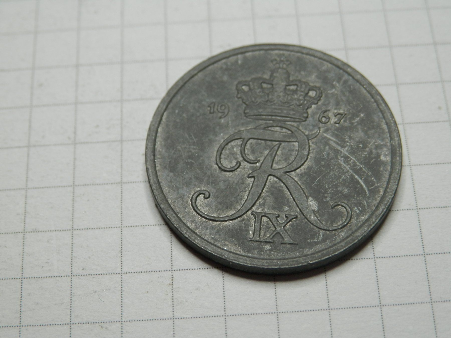 Tutti le monete: Dänemark  2 Öre, 1967 – Usato da Weiach venduto da weiach81