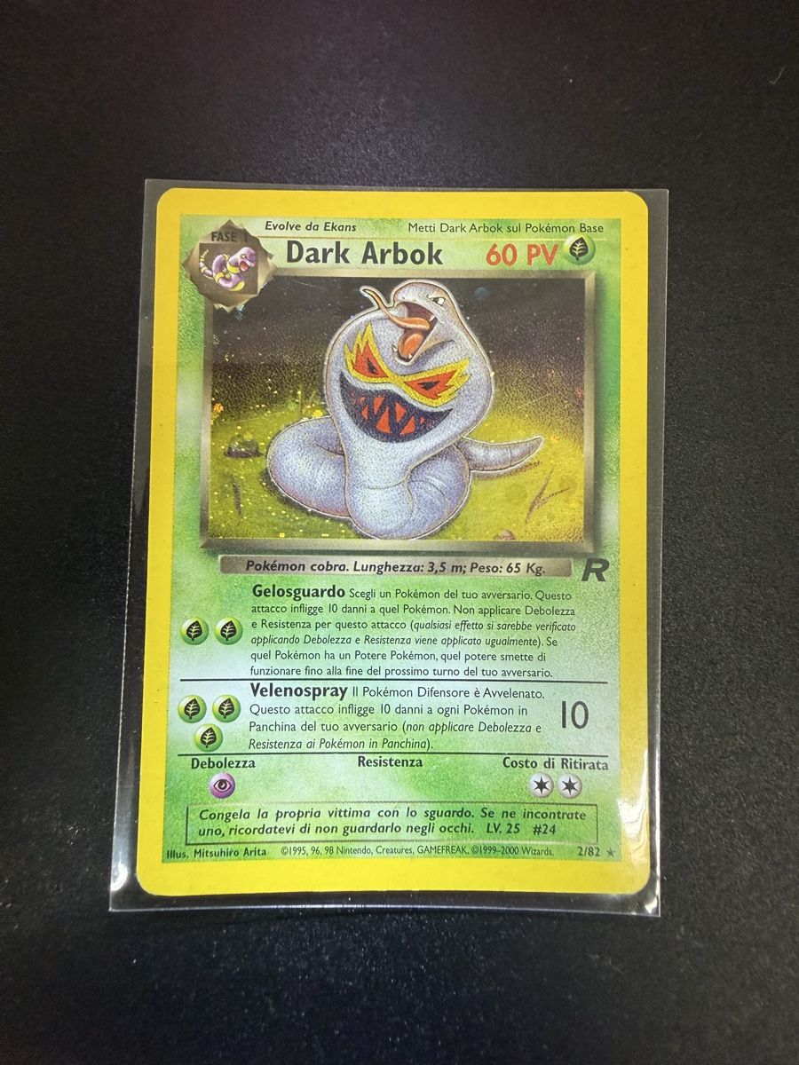 Pokémon Carte collezionabili: DARK ARBOK TEAM ROCKET - HOLO  – Usato da Canobbio venduto da ale_85bk