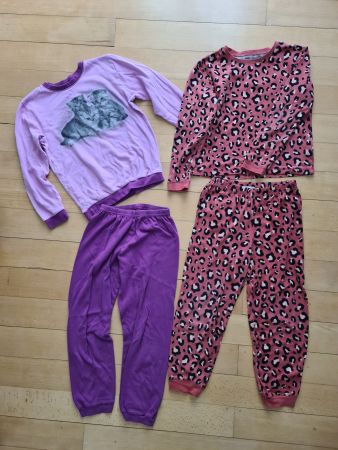 1 +1 Pyjama Gratis, Gr. 128 / 134 Katze & Leo Print