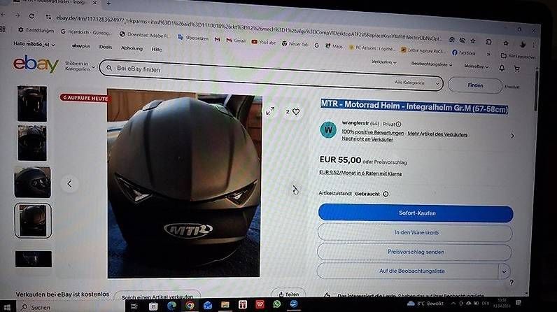 Caschi & visiere: MTR - Motorrad Helm XS – Usato da Hölstein venduto da rabie01 2