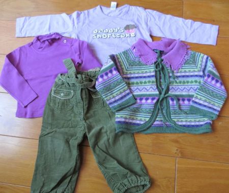 Kleiderset lot d'habit 80
