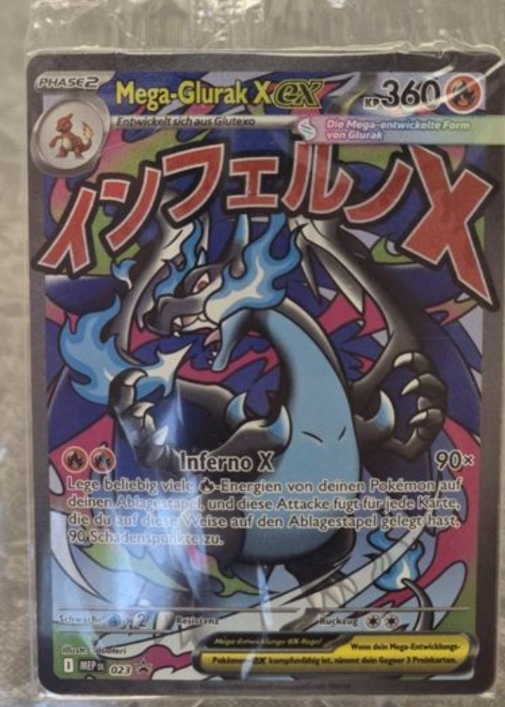 Pokémon Sammelbilder & Trading cards: Carta Pokemon Mega-Glurak X ex e choreogel – Neu und originalverpackt aus Lugano von pao_h5b6