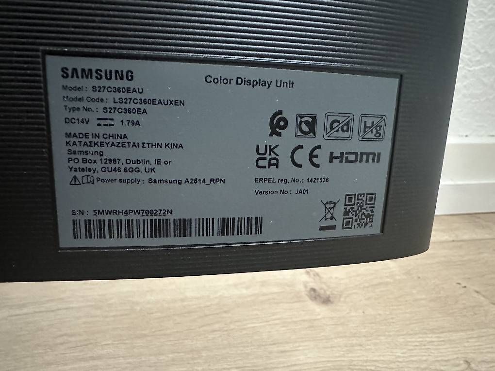 Monitor: Monitor Samsung curved s27c360eau – Usato da Grenchen venduto da ChristinaNik 3