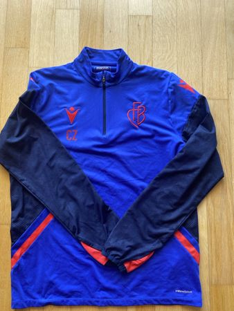Trainingsjacke Macron FC Basel Grösse S blau CZ