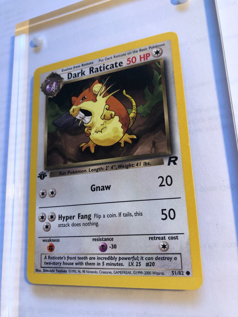 Cartes à collectionner: Dark Raticate 1st Team Rocket - MINT - ab 1.- – D'occasion à Giubiasco par dan_pr8b 2