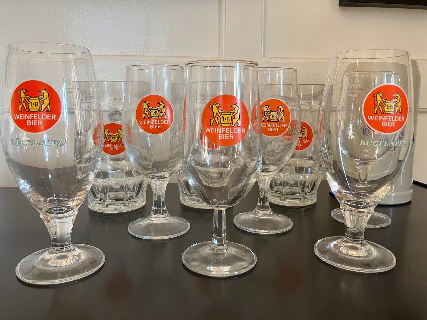 Gläser: Biergläser ehemalige Brauerei Weinfelden – Gebraucht aus Oppikon von unteroppikon 1